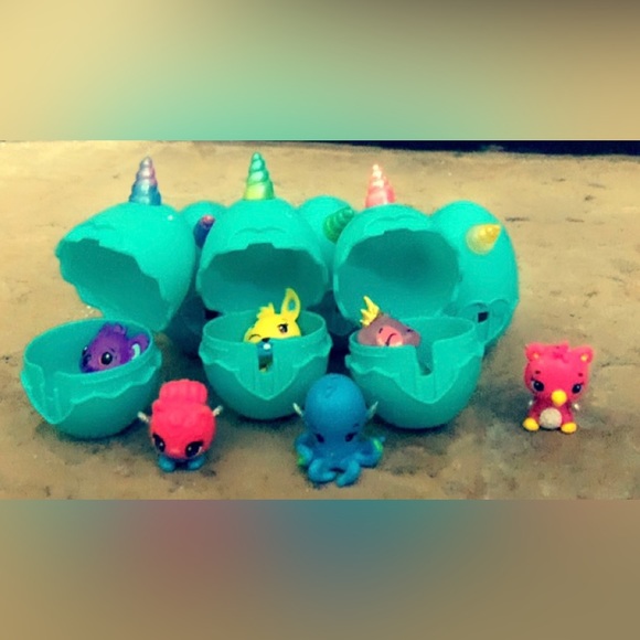 5 Unicorn Mini Hatchimal Eggs With 1 Surprise Hatchimal inside! - Picture 2 of 4